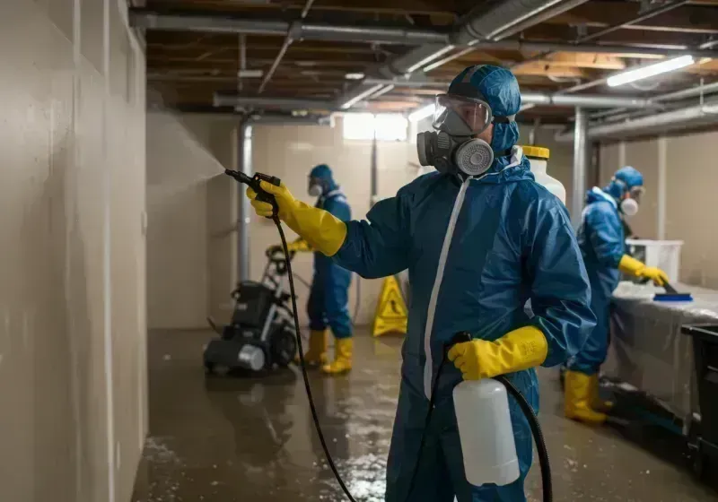 Basement Sanitization and Antimicrobial Treatment process in Van Buren, MO